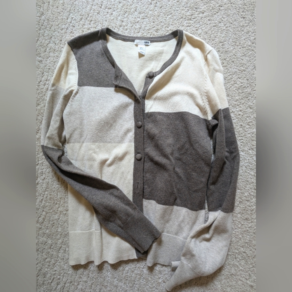Y2K Colorblock cardigan